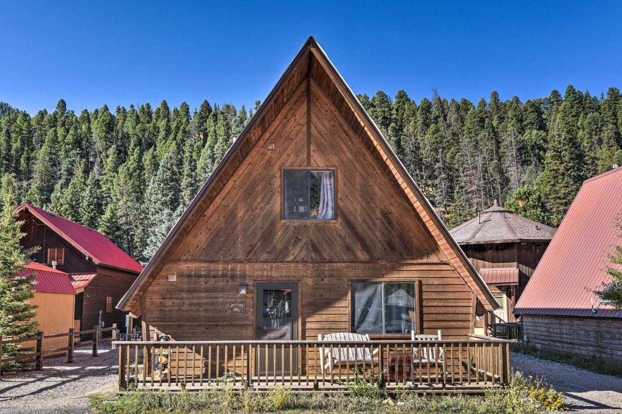 Ski-Inandski-Out Red River Cabin With Mtn Views! Bagian luar foto